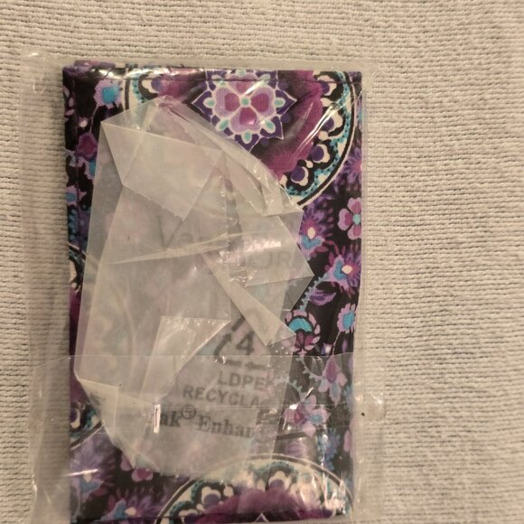 Vera Bradley NEW Card Case Lilac Medallion Purple Floral Retired Pattern RFID - Picture 5 of 10